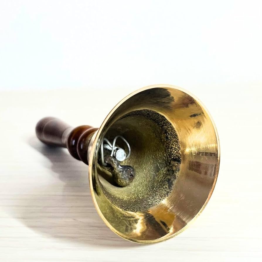 Amazon.co.jp: 卓上ベル ハンドベル ゴールド 抽選会 パーティー